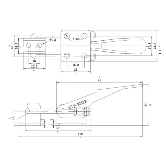 Grampo de Aperto Rápido Tensor 150 kgf GTV 150 3580500150 VONDER-65be4725-9328-4144-bde7-4a0ae9a0778b