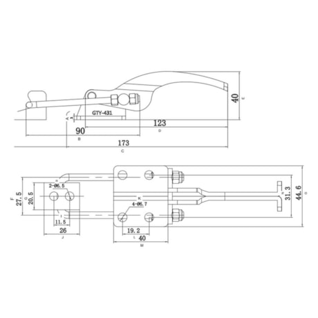 Grampo de Aperto Rápido Tensor 300 kgf GTV 300 3580500300 VONDER-e16a4454-a9a0-4d7d-8dc1-77aee10bb938