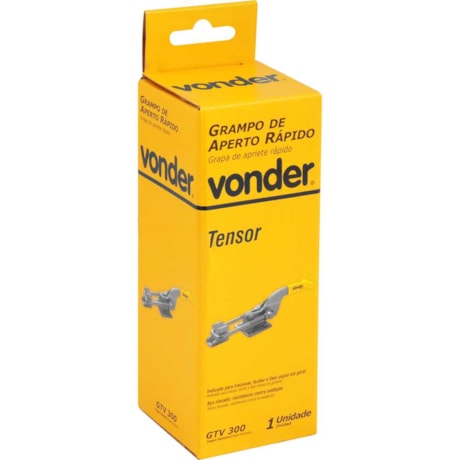 Grampo de Aperto Rápido Tensor 300 kgf GTV 300 3580500300 VONDER-558fdbce-943d-4df3-8d6a-62f3c57524b9