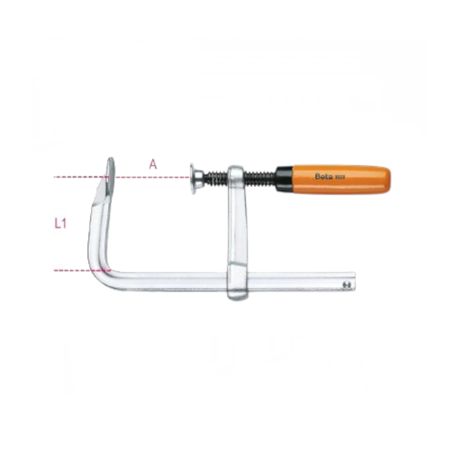 Grampo Marceneiro 300mm com Fuso 1593 BETA-70712529-2915-4c60-a095-3994bd14849a