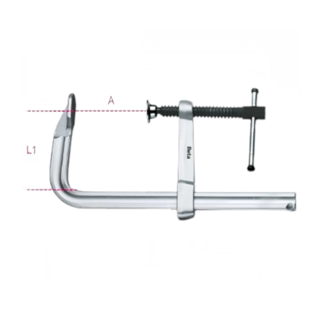 Grampo Marceneiro 400mm com Fuso 1595 BETA-4873dbe8-7954-4604-ab9a-2c7bc372b88d