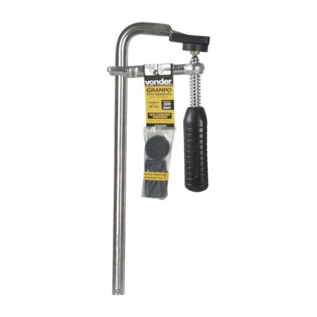 Grampo Tipo Sargento para Marcenaria 300x80mm 3575300800 VONDER-8077c7ad-46e9-4ebb-ab96-d3b42ddc7405