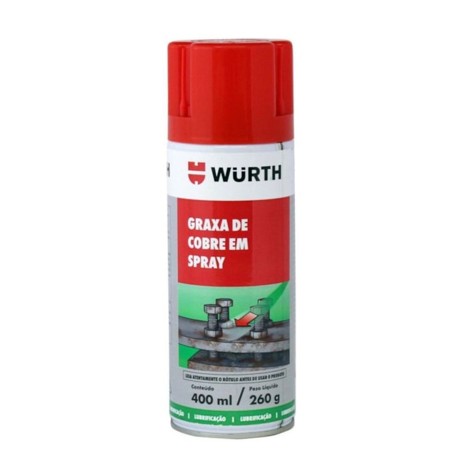 Graxa de Cobre em Spray 400ml 0893800120 WURTH-8f760610-0e8e-4879-9093-7c15971e9cd0