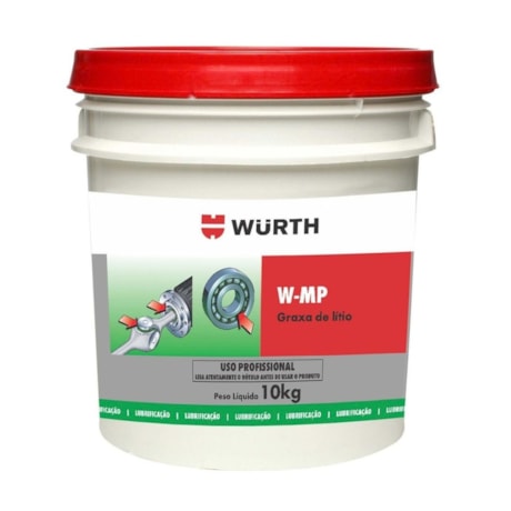 Graxa de Lítio Azul 10kg W-MP WURTH