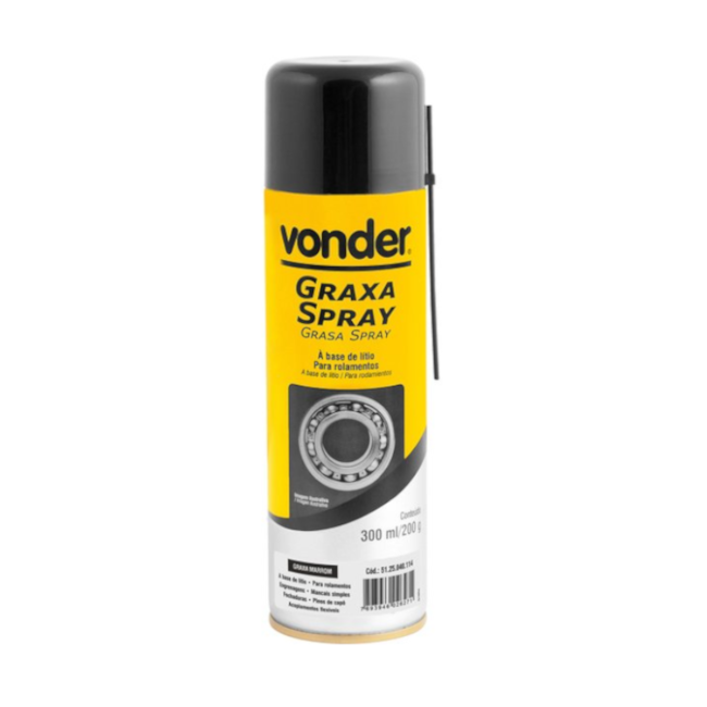 Graxa em Spray Marrom 200 Gramas 5125040114 VONDER-34241d56-5fab-4707-9c7e-09018006cd68