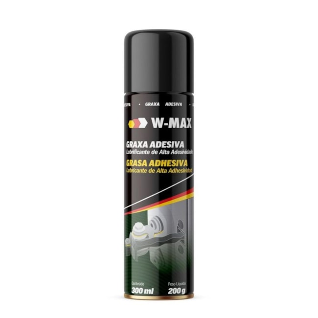 Graxa Liquida Adesiva Spray 300ml W-MAX WURTH-71b0334b-f1b5-4f9b-b2f1-1fec55abe91d