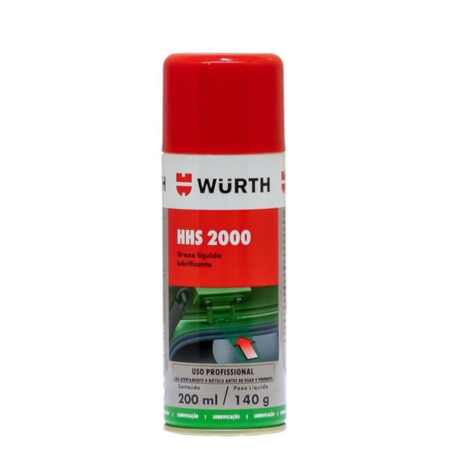 Graxa Líquida Spray 200ml HHS 2000 WURTH-5d58078d-ed9d-4f52-832d-081d26142e6e