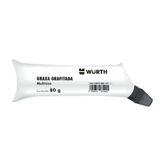 Graxa Lítio 80 Gramas Grafitada 0893880101 WURTH-182b2df2-d01a-44d6-b2eb-42b2fbd16237