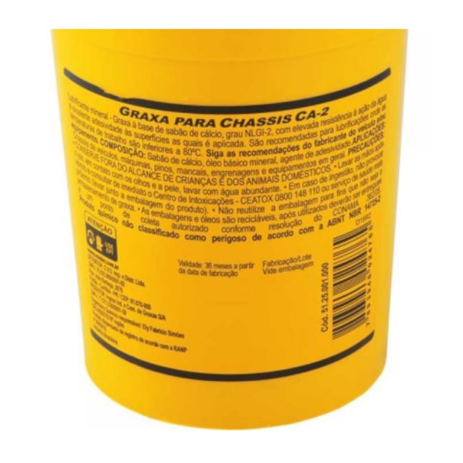 Graxa para Chassis CA-2 NLGI 2 de 1 kg 5125001000 VONDER-132ec8da-ebe8-4b0c-99bc-d27900d0d2d9