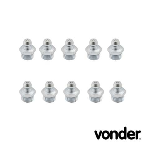 Graxeira Reta M8 x 1,0 mm 5128008000 VONDER-16051e8e-e4d9-4e26-8fac-d7d9adce0943