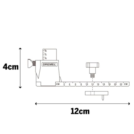 Guia de Corte Circular e Reto 678 26150678AF DREMEL-32db4b20-d991-4468-a0d5-e89d10cf046f