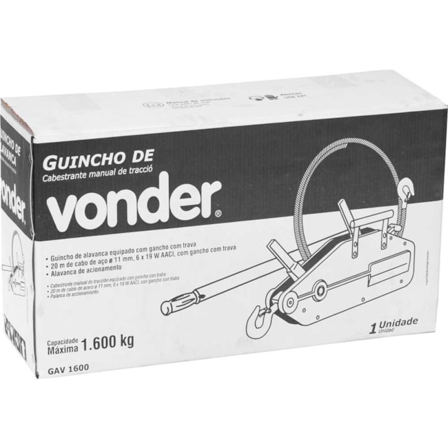 Guincho de Alavanca 1.6 Toneladas 6195160020 VONDER-af7e929a-bc86-491e-b56d-70b644532404
