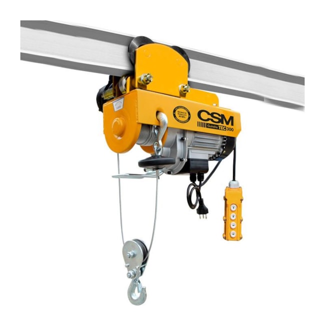 Guincho Elétrico 300 a 600 Kg com Trole Monofásico 220V TEC300/600 CSM-e952a712-2b01-4e74-acee-f8344344cce5