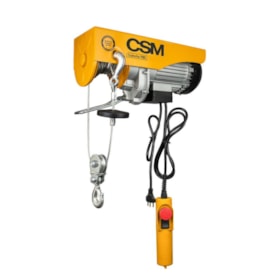 Guincho Elétrico de Cabo de Aço 300kg/12metros e 600kg/6metros sem Suporte 220V TEC300 CSM