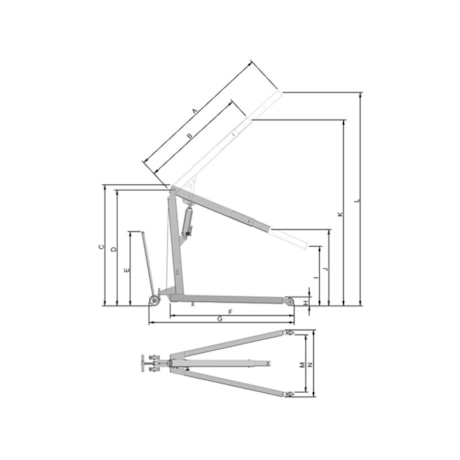 Guincho Hidráulico 3 Toneladas com Rodas de Ferro G 3000 BOVENAU-7d276a1b-c578-4790-ab66-e35be3eafb79