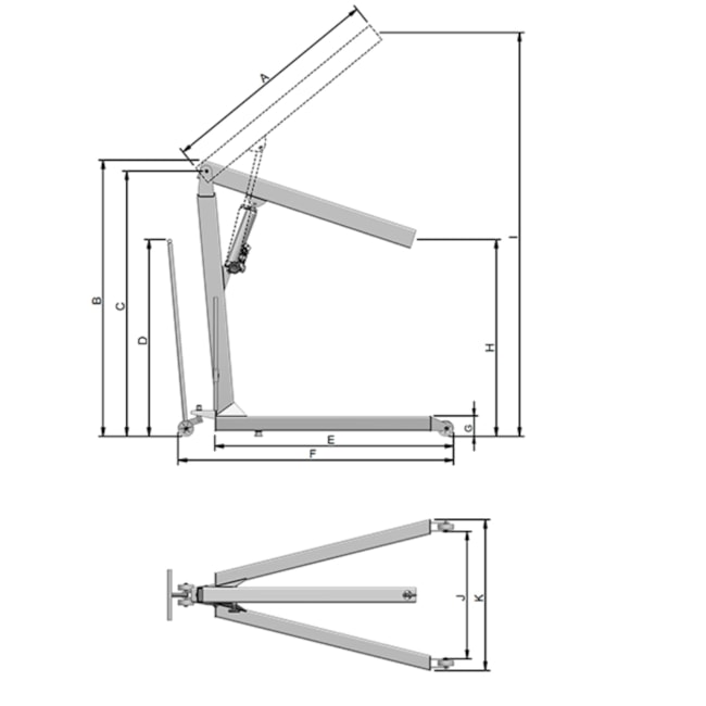 Guincho Hidráulico 500 Kg Tipo V Rodas em PU G501EM BOVENAU-c4ba20e0-412c-4df1-ac28-31adcb7984e3