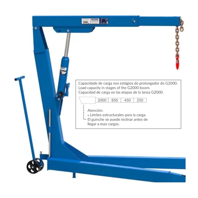 Guincho Hidráulico até 2000 Kg com Prolongador G 2001E BOVENAU-2a3bebf8-676d-42e6-8ce8-ac67db9ded70