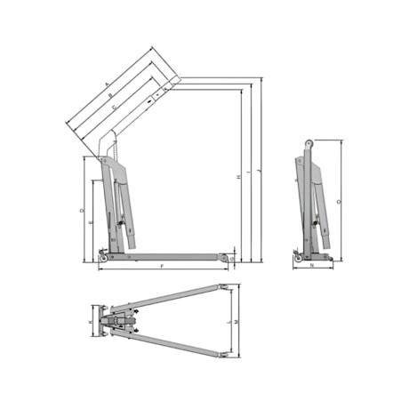 Guincho Hidráulico Dobrável 1000 Kg com Prolongador Roda Nylon G1000D BOVENAU-b5f33c0f-c6d1-42e9-86de-89de51e3acba