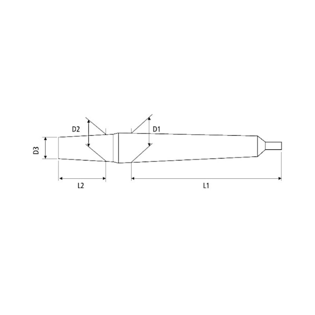 Haste Cônica CM3 - B24 00711 BTFIXO-eed1f9a3-a318-49f1-842b-90a411f68ceb