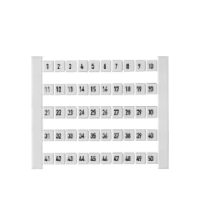 Identificador Plástico DEKAFIX 5 FW 1-50 C047346.0001 WEIDMULLER CONEXEL