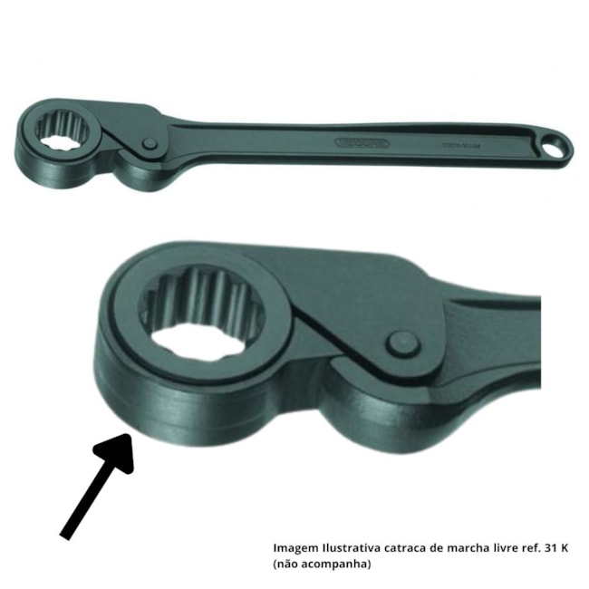 Inserto Estrela 26mm para Chave Catraca Marcha Livre 31R-26 GEDORE-527f562c-3523-4752-b5b4-868dc0fb7711