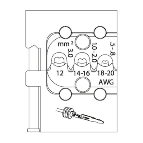 Inserto Modular para Conector Lamellar 0.5 a 3mm 8140-20 GEDORE-8072189e-6f27-400b-b55a-ab609dead1b0