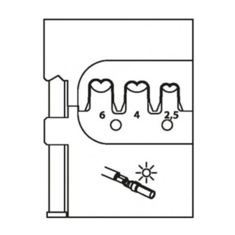 Inserto Modular para Conector Multicontato MC4 8140-25 GEDORE-5076da7d-8647-4a1a-836a-53b0a4766ca0