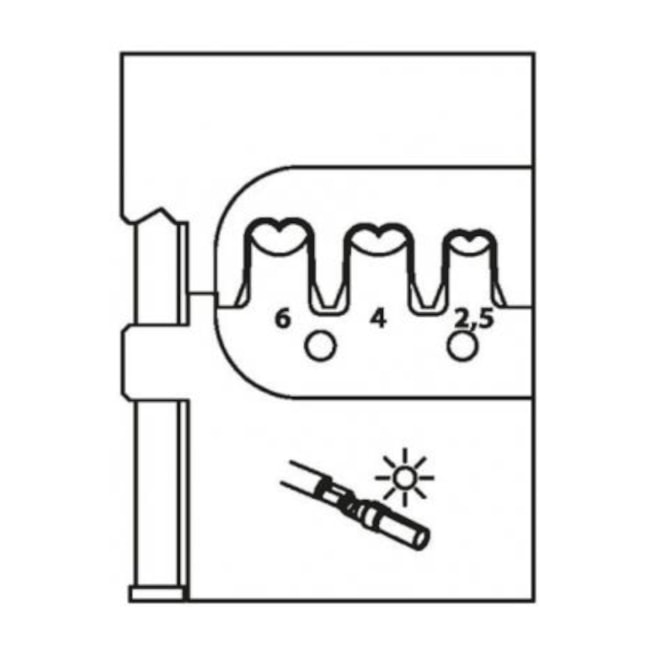 Inserto Modular para Conector Multicontato MC4 8140-25 GEDORE-a32137cf-4db6-4763-9905-272fb3208c06