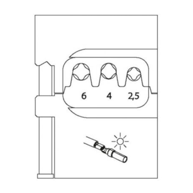 Inserto Modular para Conector Solarlok 2.5 a 6mm 8140-23 GEDORE-477f098a-8e04-494e-b336-c30507c25e4b