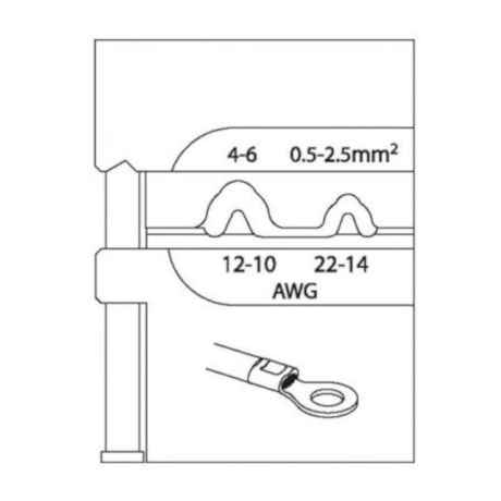 Inserto Modular Terminal Não Isolado 0,5/2,5 + 4/6mm 8140-05 GEDORE-9a9c8971-7934-4fc2-b295-4f2dfefaa2e8