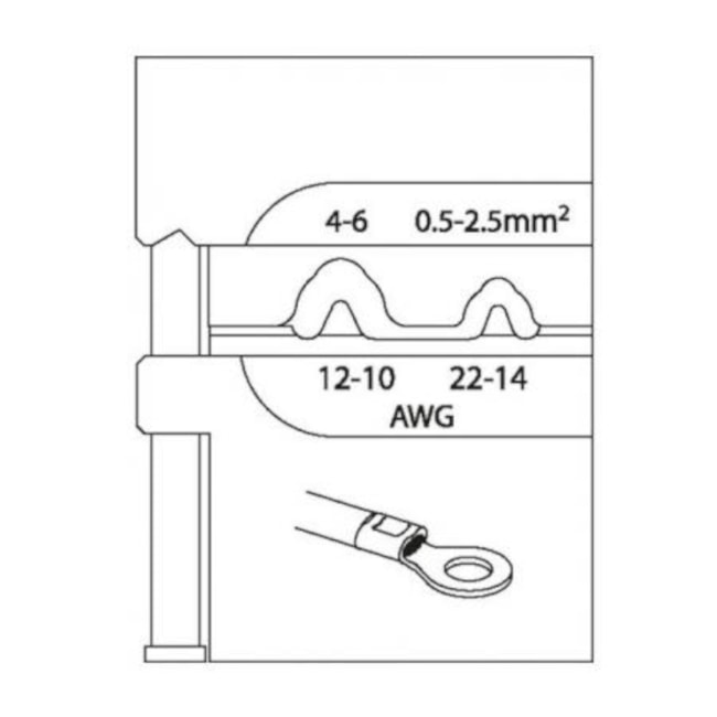 Inserto Modular Terminal Não Isolado 0,5/2,5 + 4/6mm 8140-05 GEDORE-ca070c95-dc99-4d75-9630-f97b6d7514cd