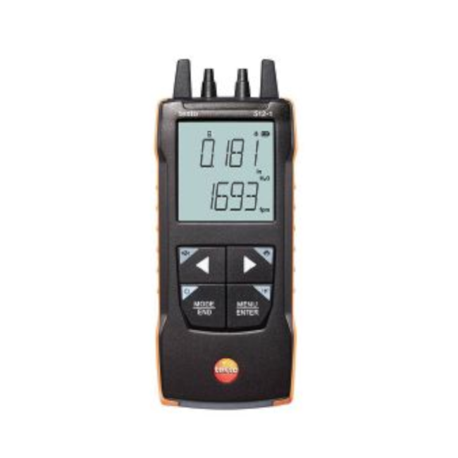 Instrumento de Medição Digital de Pressão Diferencial 0 a +200 hPa TESTO 512-1 TESTO-26b5b896-78a5-4902-b77b-2cb745072998
