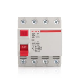 Interruptor Diferencial Residual 4P 25A 30MA SDR42530 STECK