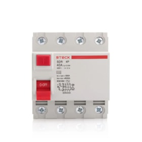 Interruptor Diferencial Residual 4P 40A 30MA SDR44030 STECK