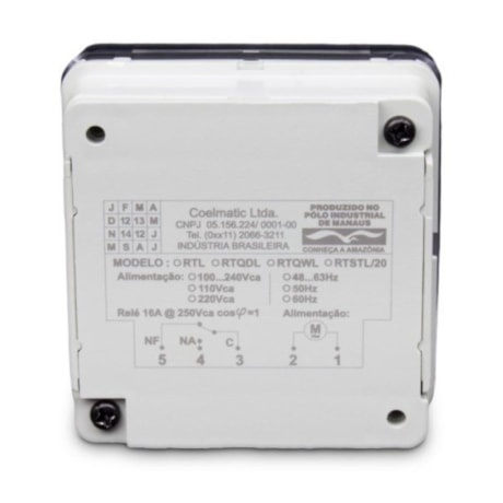 Interruptor Horário 20 Programações Fixo RTSTL-20HR-P COELMATIC-33458fcf-5e06-4ff5-9383-6e3052ae0d51