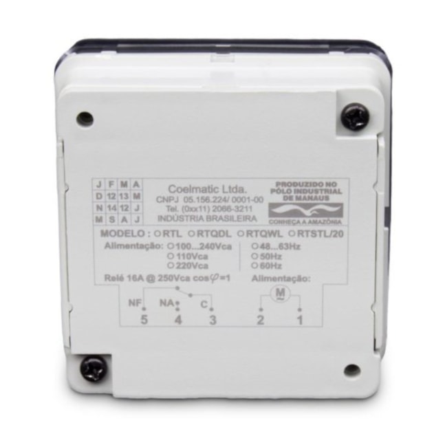 Interruptor Horário 20 Programações Fixo RTSTL-20HR-P COELMATIC-3f315ca8-1d0f-43f2-afa2-bcf504eb3c17