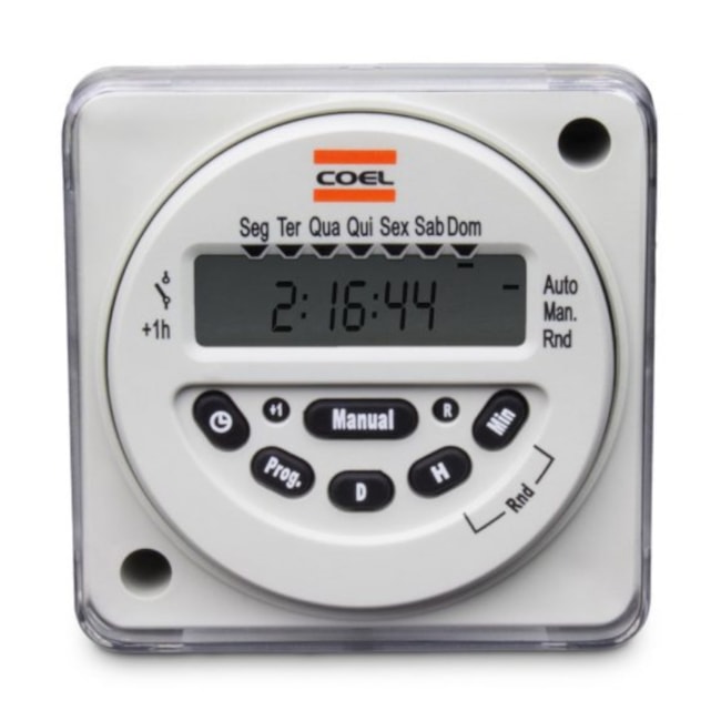 Interruptor Horário 20 Programações Fixo RTSTL-20HR-P COELMATIC-968670e2-8afc-4e2f-b9c6-192ceff8a06b