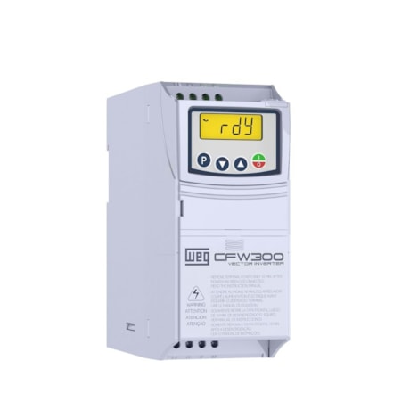 Inversor de Frequência 1CV 4.2A Monofásico 200-240V CFW300A04P2S2NB20 WEG
