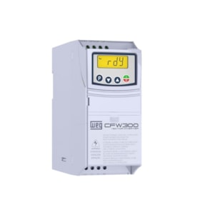Inversor de Frequência 1CV 4.2A Monofásico 200-240V CFW300A04P2S2NB20 WEG