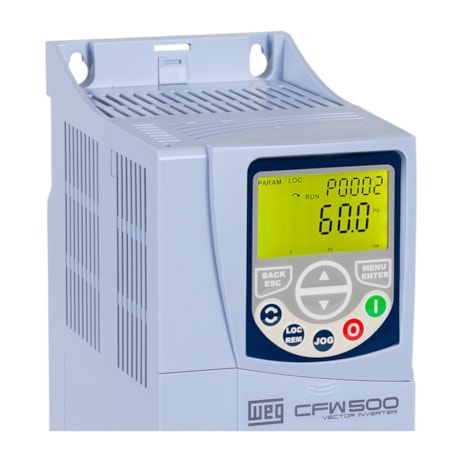 Inversor de Frequência 6CV 10A Motor Trifásico 380-480V CFW500B10P0T4DB20G2 WEG-42a5332a-a013-4373-a5c5-e28711b1be01