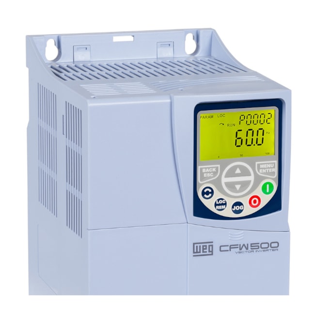 Inversor de Frequência 7.5CV 14A Motor Trifásico 380-480V CFW500C14P0T4DB20G2 WEG-0df660cc-1b93-4481-b0de-f006b0c04acd
