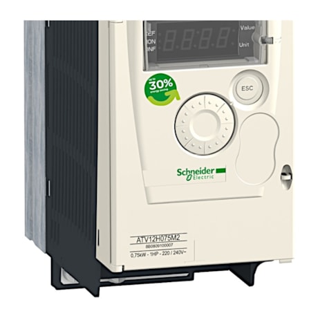 Inversor de Frequência Monofásico 0.75CV 3.5A 200-240VCA ATV12H055M2 SCHNEIDER-4a6702ed-762e-4c56-8292-c8b3b29d8f97