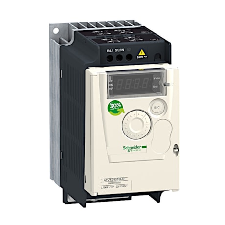 Inversor de Frequência Monofásico 0.75CV 3.5A 200-240VCA ATV12H055M2 SCHNEIDER-4d7b0c4a-b4e6-4c84-8a3a-4d2ff2e45d5b