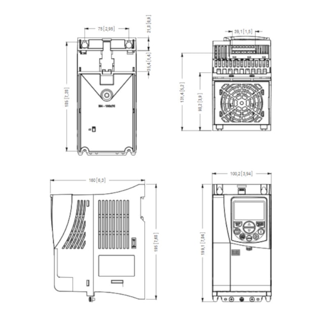 Inversor de Frequência Trifásico 3cv 10A 380-480V CFW500B10P0T4DB20 11895185 WEG-c253f8e0-5a38-4c8e-851e-952b58850c6f
