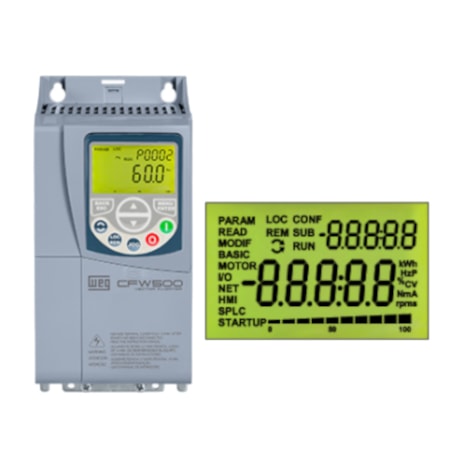 Inversor de Frequência Trifásico 5cv 16A 200-240V CFW500B16P0T2DB20 11895099 WEG-0f129059-c660-440b-94fb-fddb740857d2