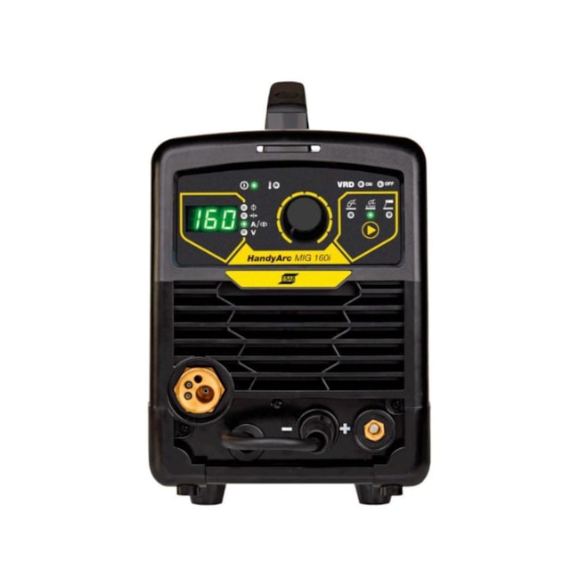 Inversora de Solda MIG/MMA 160A 220V Monofásico HANDYARC MIG 160I + Bobina de Arame MIG + Luva de Soldagem + Máscara de Solda ESAB-6763c343-3b62-445e-9274-98a7f626e099