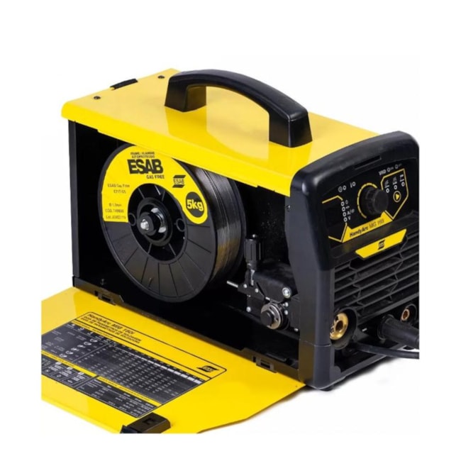 Inversora de Solda MIG/MMA 160A 220V Monofásico HANDYARC MIG 160I + Bobina de Arame MIG + Luva de Soldagem + Máscara de Solda ESAB-84f4a273-344e-47d5-a764-a343bc0d43b8