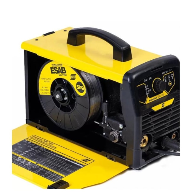 Inversora de Solda MIG/MMA 160A 220V Monofásico HANDYARC MIG 160I + Bobina de Arame MIG Tubular GAS FREE ESAB-c6aa7995-892c-45e6-b077-f26429671f9c