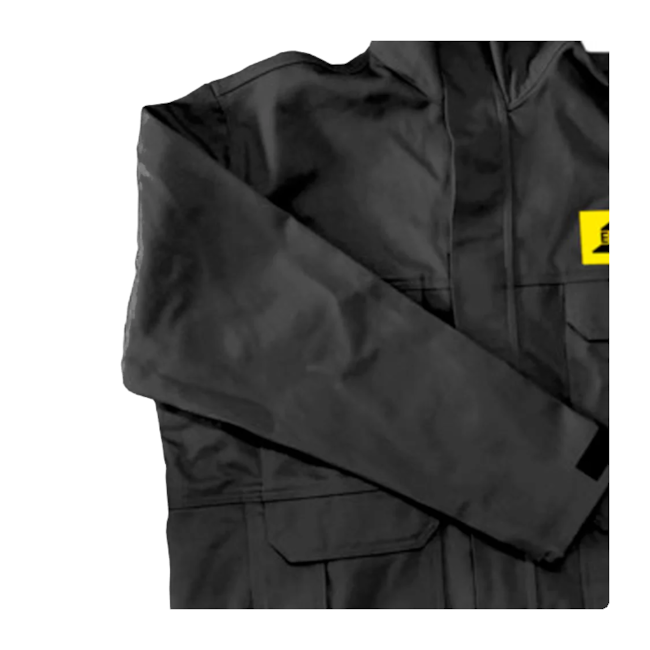 Jaqueta de Solda Preta Tamanho M BLACK BR ESAB-4d63b600-b4f9-4050-bb03-8663a604443c