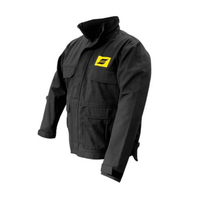 Jaqueta de Solda Preta Tamanho M BLACK BR ESAB-bc1ce387-760f-4fb6-b99f-7dcdb6265fa9
